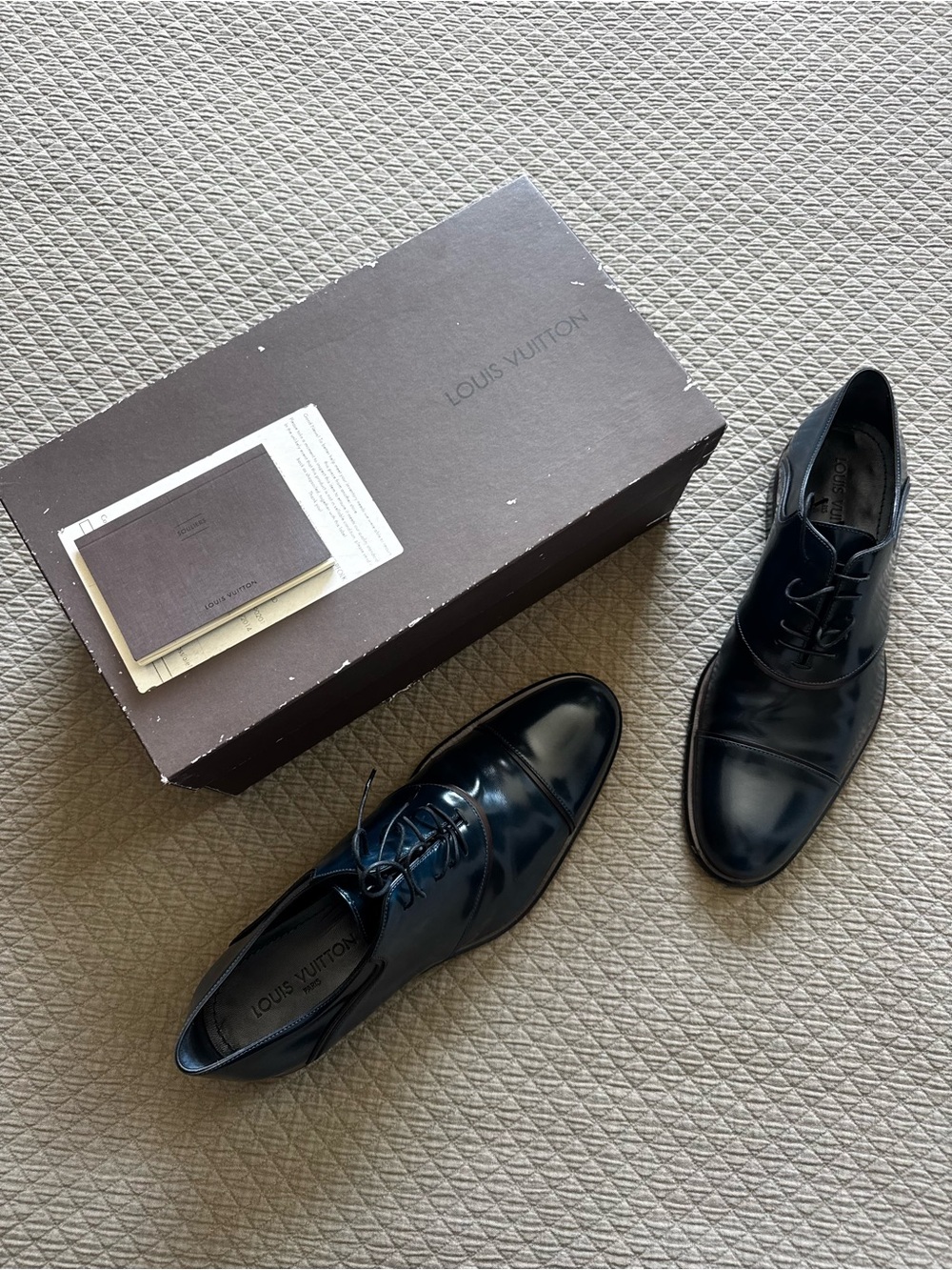 Louis Vuitton Norfolk Richelieu Oxfords - Navy - 10US